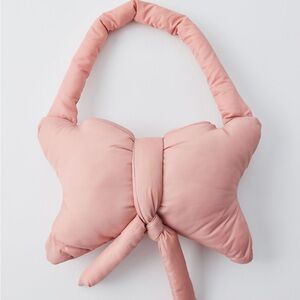 NWT Kimchi Blue Satin Puffy Bow Bag